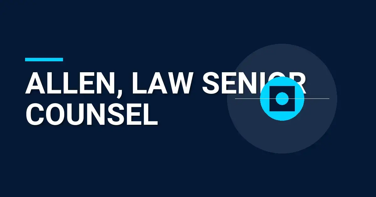 Allen, Law Senior Counsel