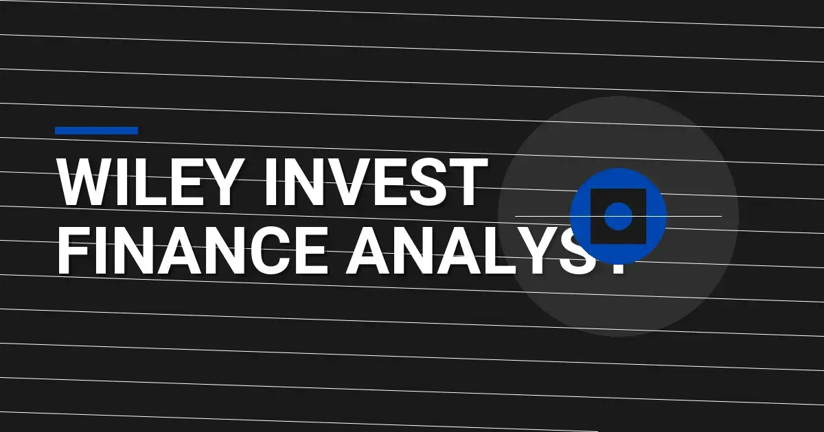 Wiley Invest Finance Analyst