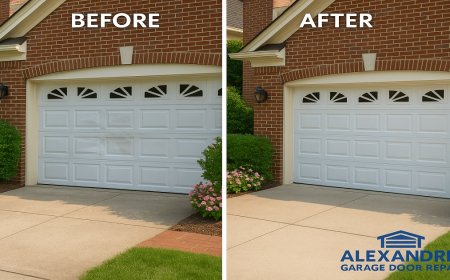 How Can Garage Door Dents Repair Boost Curb Appeal in Alexandria?