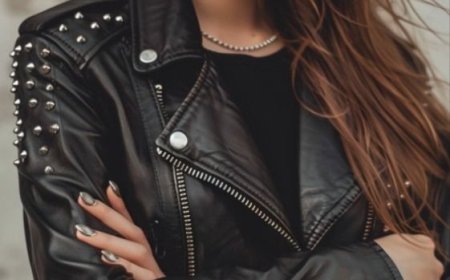 Turn Heads with These Stunning Studded Leather Jackets for Women by NYC Leather Jackets