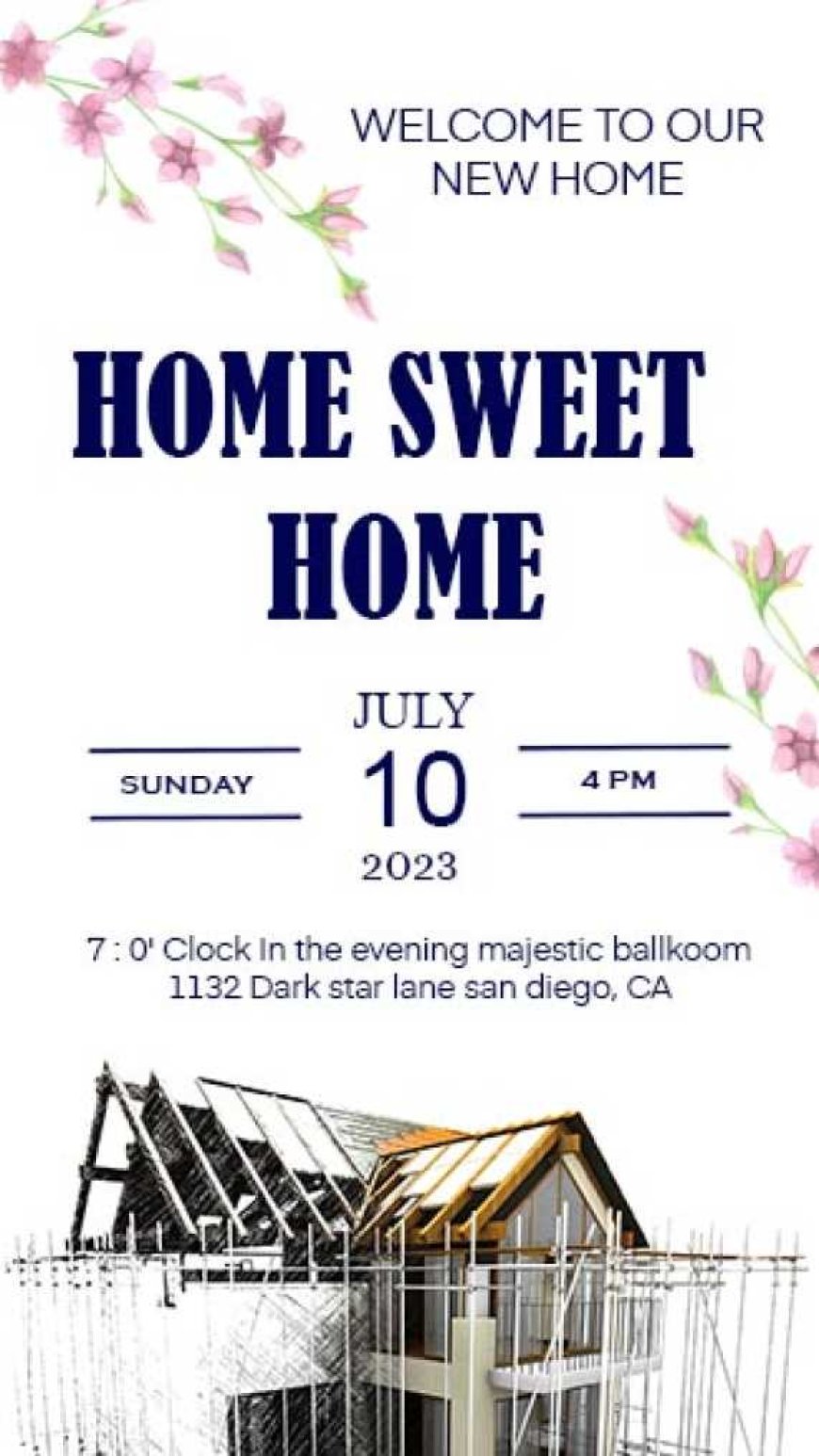 Stylish House Warming Invitation Cards Online