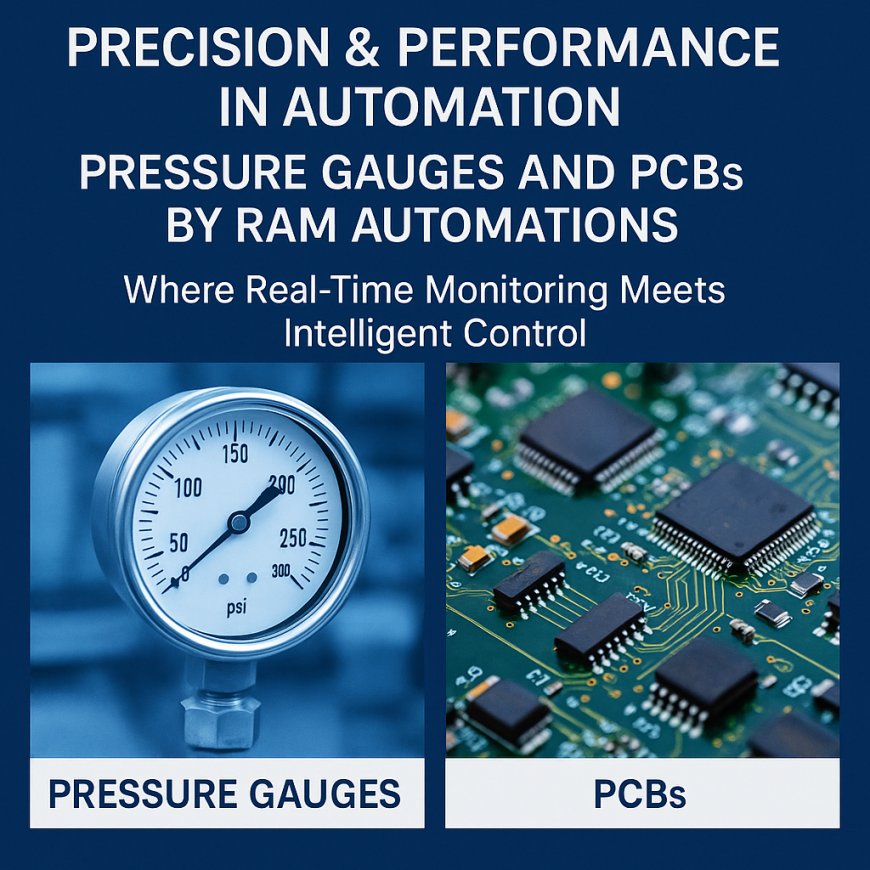 Precision & Performance in Automation: Pressure Gauges and PCBs by Ram Automations