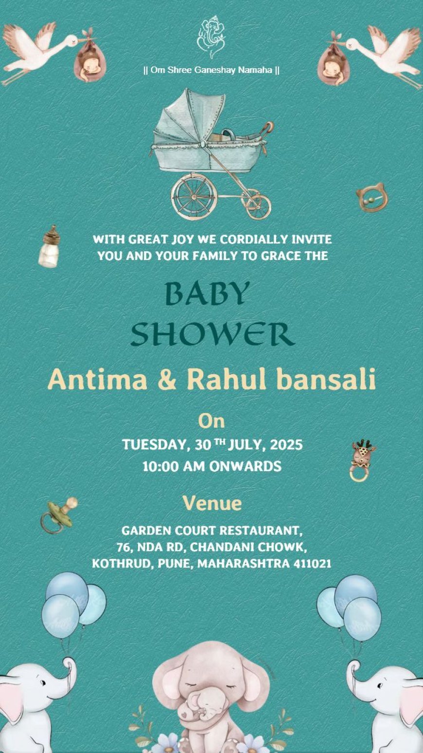 Celebrate with Style: Baby Shower Invitation Video Online Free
